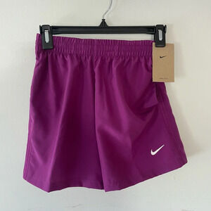 Nike Dri-Fit Kids Purple Athletic Running Hiking Shorts Sz S NWT